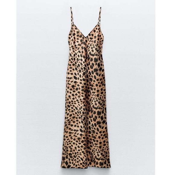 Zara Satin effect midi/maxi slip dress - Picture 5 of 7